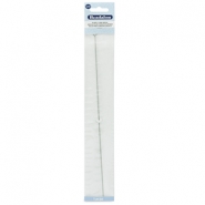 Aguja para cord&oacute;n el&aacute;stico Beadalon 27cm/&Oslash;0.78mm Plateado