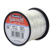 Hilo para enfilar elástico Beadalon 1.0mm 100 metro Transparente