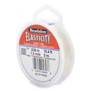 Hilo para enfilar elástico Beadalon 1.0mm 5 metro Transparente