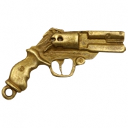 Colgantes met&aacute;licos TQ revolver bronce viejo (sin n&iacute;quel)