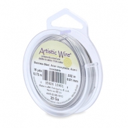 Alambre Art&iacute;stico Calibre 20 Acero inoxidable