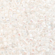 Abalorios Miyuki Delica's 11/0 Pale peach lined AB crystal DB-52