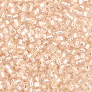 Abalorios Miyuki Delica's 11/0 Silverlined pink mist DB-1203