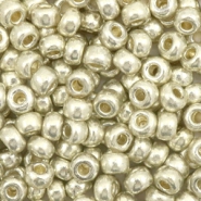 Miyuki Rocalla 6/0 Duracoat galvanized silver 6-4201