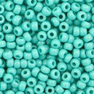 Miyuki Rocalla 8/0 Opaque turquoise green 8-412