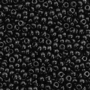 Miyuki Rocalla 11/0 Opaque black 11-401