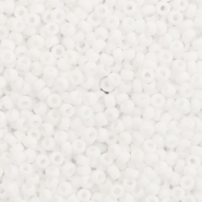Miyuki Rocalla 11/0 Matte white 11-402f