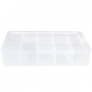 Expositor de joyer&iacute;a caja de almacenamiento 15 compartimentos transparente