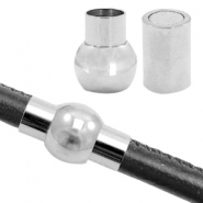 Fornituras Acero Inox cierre magnético Ø6mm Plata vieja