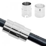 Fornituras Acero Inox cierre magnético Ø8mm Plata vieja