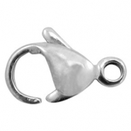 Fornituras Acero Inox mosquetón 11mm plata vieja