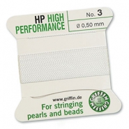 Hilo para enfilar High Performance Griffin Ø0.5mm Blanco