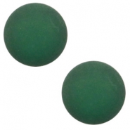 Cabuchón clásico Polaris Elements 12 mm mate verde clásico oscuro