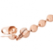 Terminal metálica para cadena de bola Basic Quality1.2mm oro rosado (sin níquel)