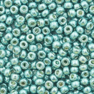 Miyuki Rocalla 8/0 Duracoat galvanized dark sea foam green 8-4216