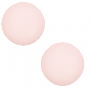 Cabuchón clásico Polaris Elements 12 mm mate Rosa dulce