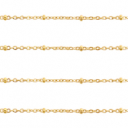 Fornituras acero inox jasseron 2.0mm Dorado