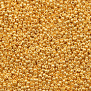 Rocallas Miyuki 15/0 Duracoat galvanized yellow gold 15-4203