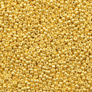 Rocallas Miyuki 15/0 Duracoat galvanized gold 15-4202