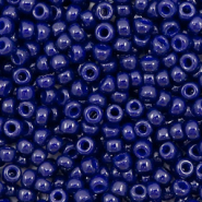 Rocalla Miyuki 8/0 Duracoat opaque dyed dark navy blue 8-4494