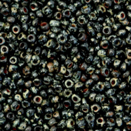 Rocalla Miyuki 11/0 Opaque picasso black 11-4511