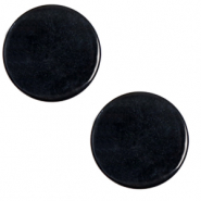 Cabuchón plano Polaris Elements 20 mm Lively Negro jet