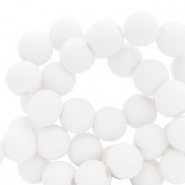 Abalorios acr&iacute;licos 4 mm Blanco