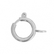 Fornituras acero inox cierre de reasa 10x12mm Plateado