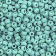Rocalla Miyuki 8/0 Opaque matte turquoise green 8-412F