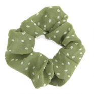 Coletero para pelo con lunares Verde