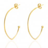 Pendientes Acero Inox Dorado