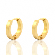 Pendientes Acero Inox criolla 16mm Dorado