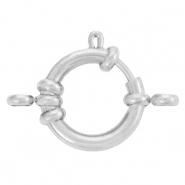 Fornituras Acero Inox reasa marinera 18mm con anillas Plateado