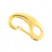 Fornituras Acero inox mosquetón 16mm Dorado