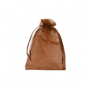 Bolso de organza 7x9cm Rojo óxido