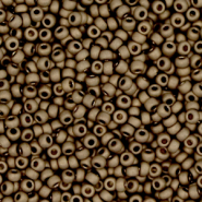 Rocalla Miyuki 11/0 Metallic matte dark bronze 11-2006