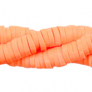 Abalorios Katsuki 4mm Naranja melocotón neón