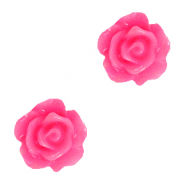 Abalorios rosa 10mm Rosa magenta