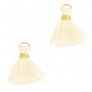 Borlas 1.5cm Dorado-blancuzco