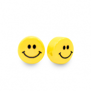 Abalorios 6 mm smiley Amarillo