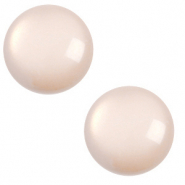 Cabuchón clásico Polaris Elements 12 mm shiny Melocotón crema claro