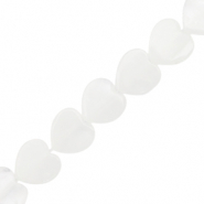 Piedras naturales coraz&oacute;n Blanco