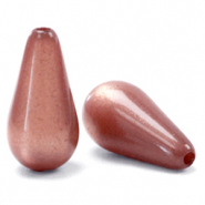 Abalorios Super Polaris Elements gota shiny Rojo blush
