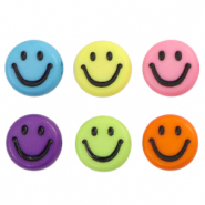 Abalorios letras acrílicas smiley Multicolor