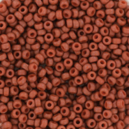 Rocalla Miyuki 11/0 Opaque matte burnt sienna red 11-2315
