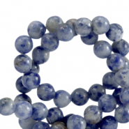 Piedras naturales Sodalita y Microclina 8mm Azul