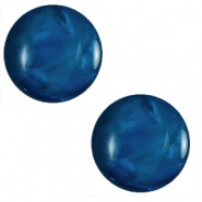 Cabuchón clásico Polaris Elements 12 mm Mosso shiny Azul real