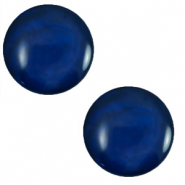 Cabuchón clásico Polaris Elements 12 mm Mosso shiny Azul oscuro