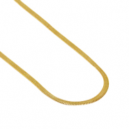 Cadenas Acero Inox serpiente Dorado