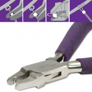 Beadsmith Magical crimps modelador de chafas P&uacute;rpura-plateado